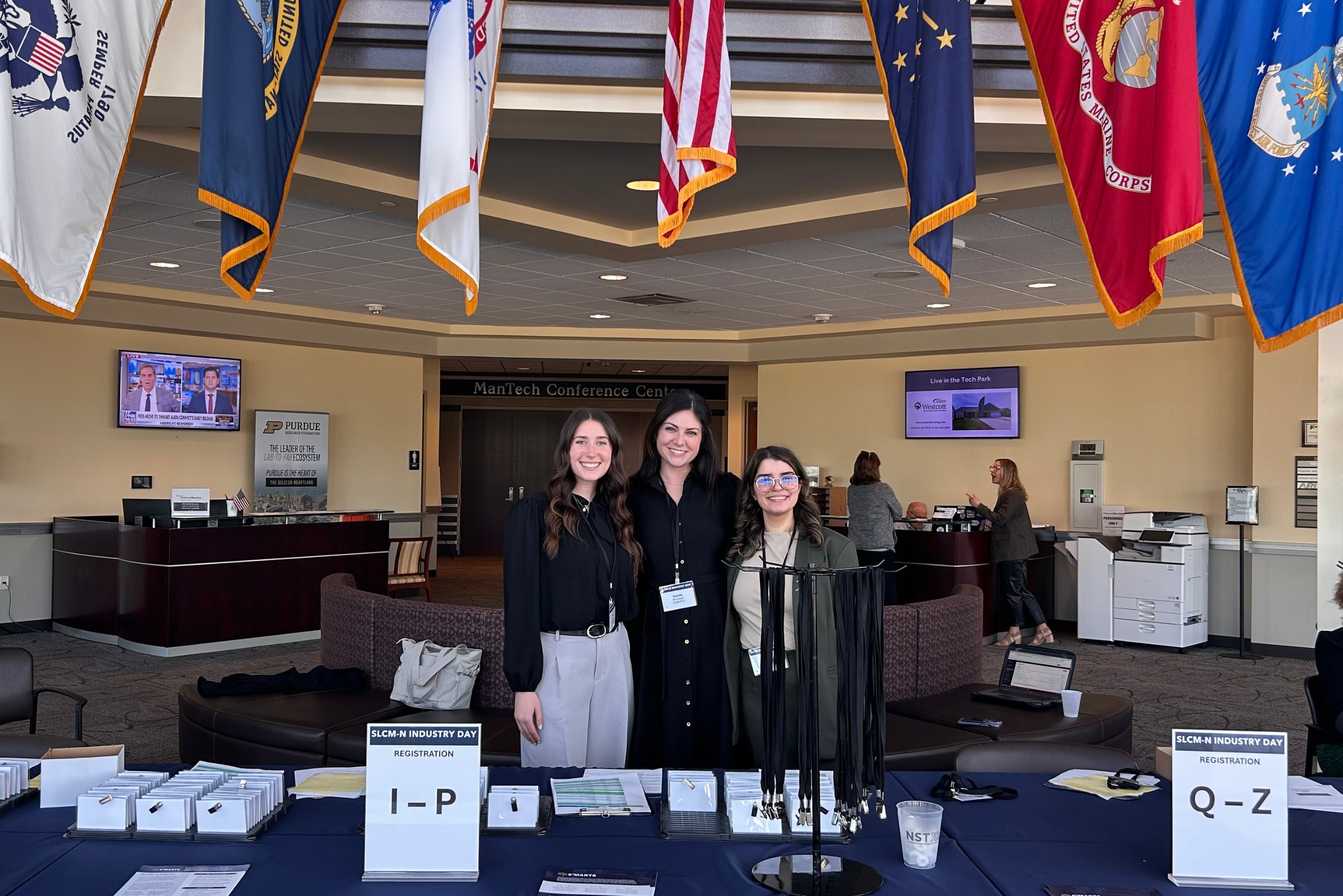 NSTXL employees at the SLCM-N Industry Day